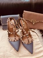 Valentino Schuhe Gr. 37.5, hellblau, neuwertig, Top Zustand!