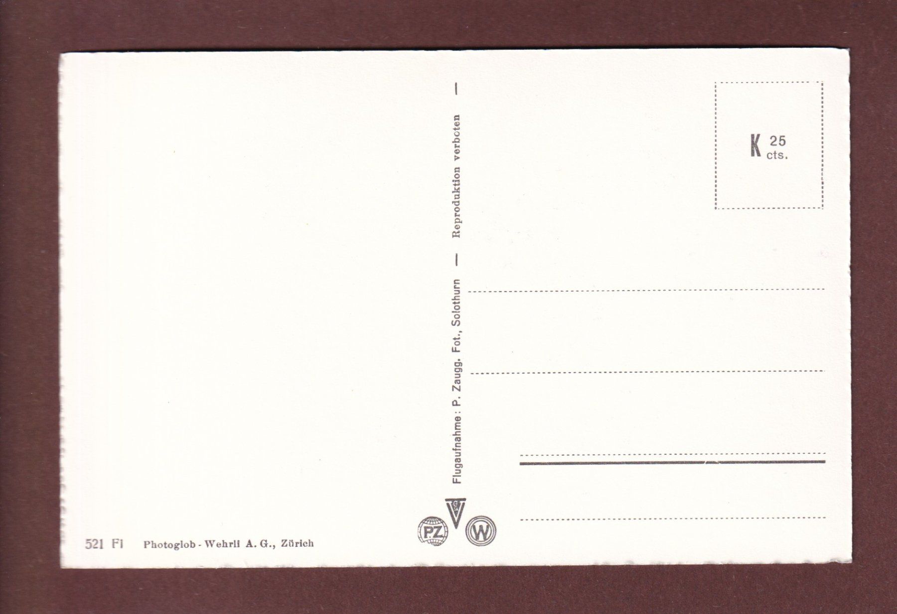 Cartoline postali: ST. PETERSINSEL / ÎLE ST. PIERRE – Usato da Pully venduto da nicecards-shop 1