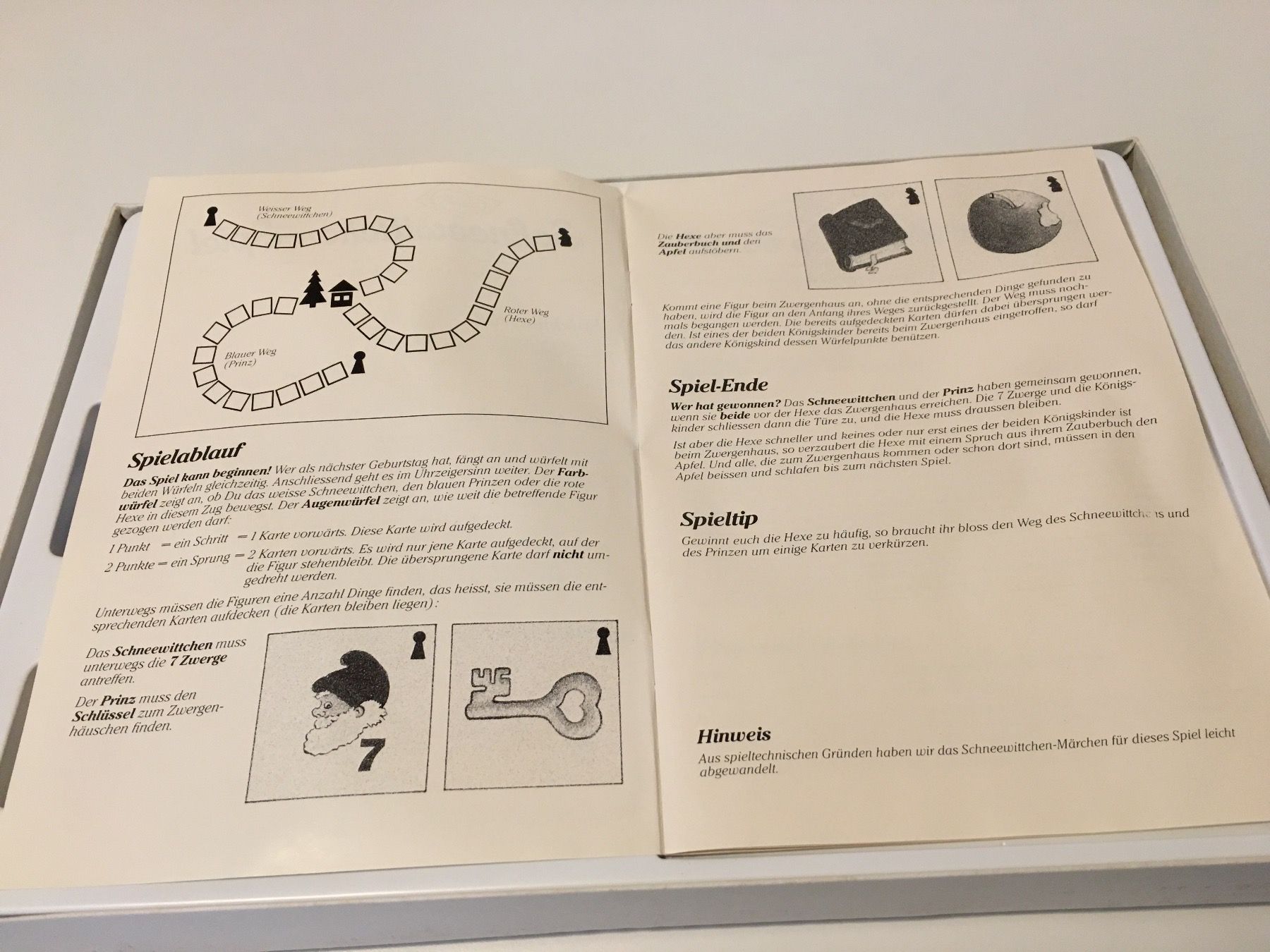 Giochi: Schneewittchen-Spiel - SILVA / Editoy - 1988 – Usato da Andwil SG venduto da Rainboli 9