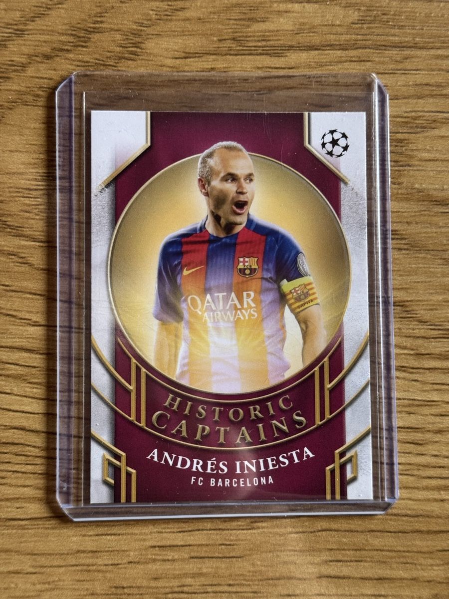 Topps Carte collezionabili: Andrés Iniesta – Nuovo e nell'imballaggio originale da SAXON venduto da Mic_9