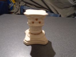 Säule beige, goldfarbige Steinchen