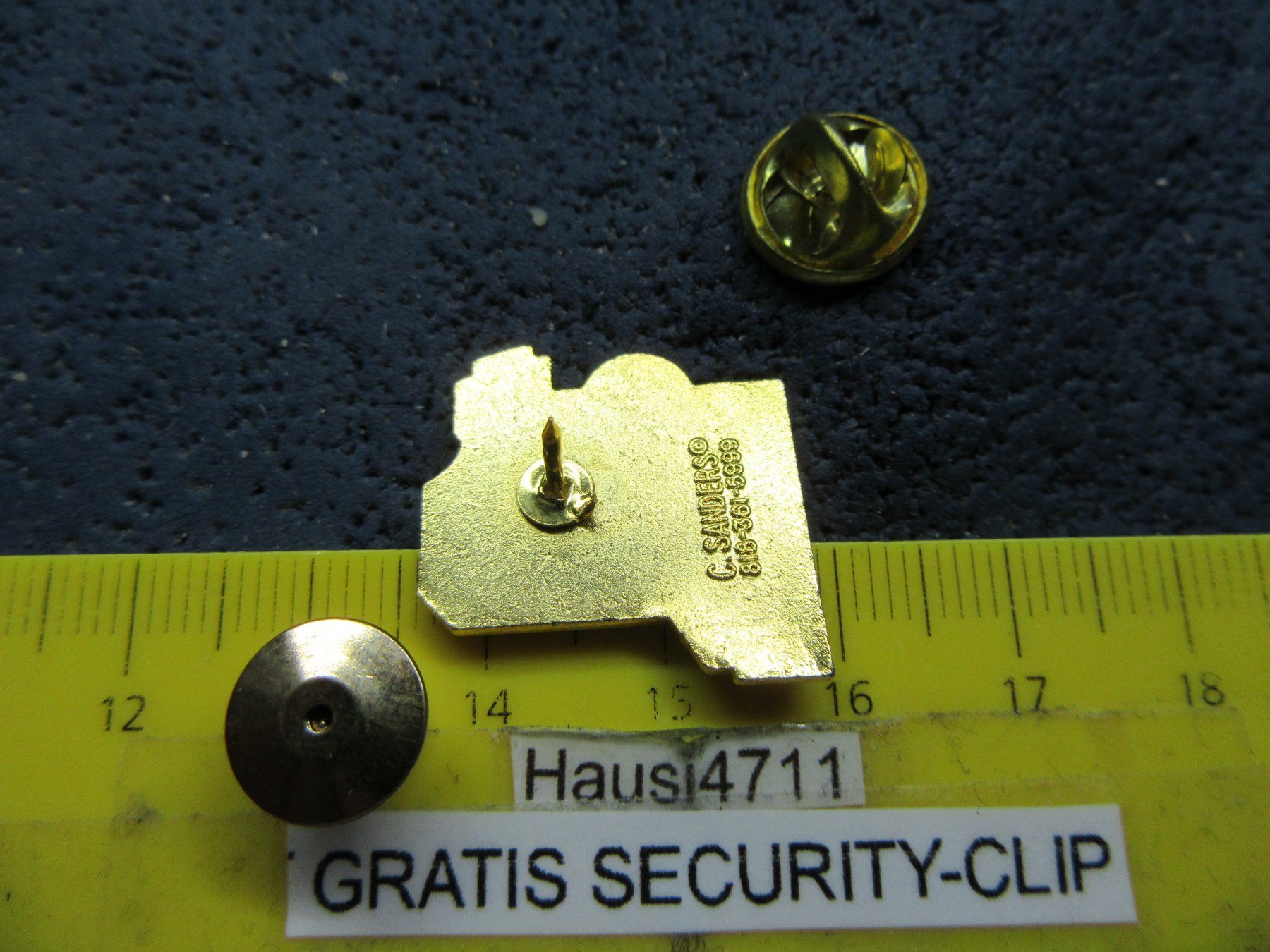 Placchette & Badge: BOWLER No.1 SCHMUCK-PIN ENAMEL GOLDIG – Usato da Ettingen venduto da Hausi4711 1