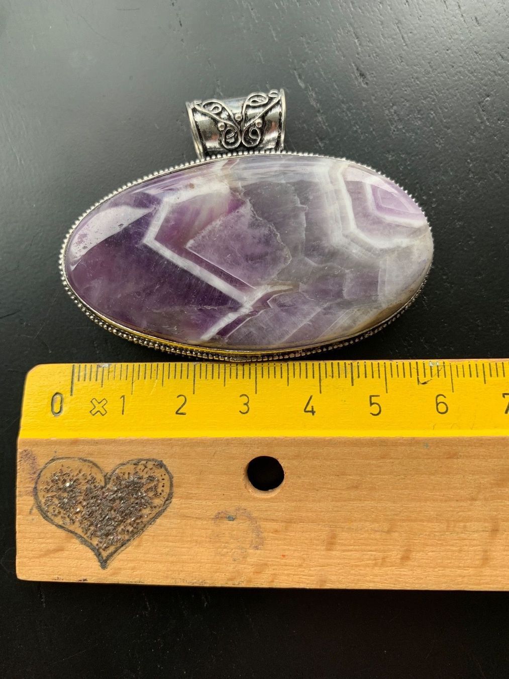 Ciondoli: Anhänger Silber mit Chevron Amethyst – Nuovo (secondo la descrizione) da Birsfelden venduto da Exclusivity 2