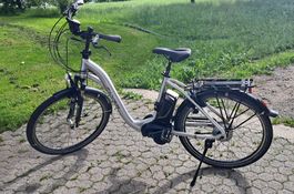 Flyer E-Bike Silbergrau guter Zustand