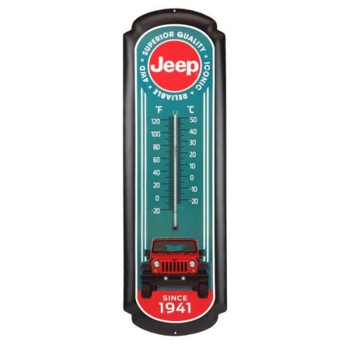 Insegne: Jeep Thermometer hoch – Nuovo (secondo la descrizione) da Schalunen venduto da schwabspielautomaten