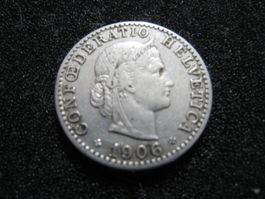 20 Rappen 1906  -vz   ( 88)