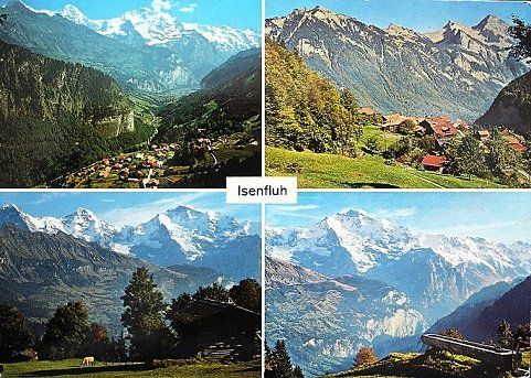 Cartoline postali: LAUTERBRUNNEN Isenfluh – Usato da Jona venduto da philajona
