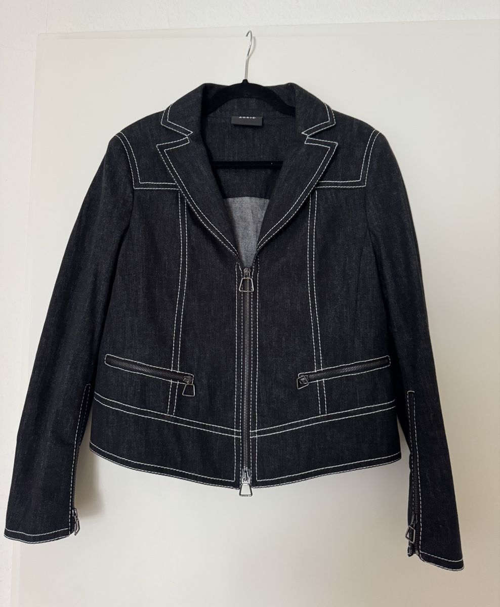 Akris Giacche: Akris Jacke Denim Optik – Nuovo (secondo la descrizione) da Zürich venduto da Laura2010