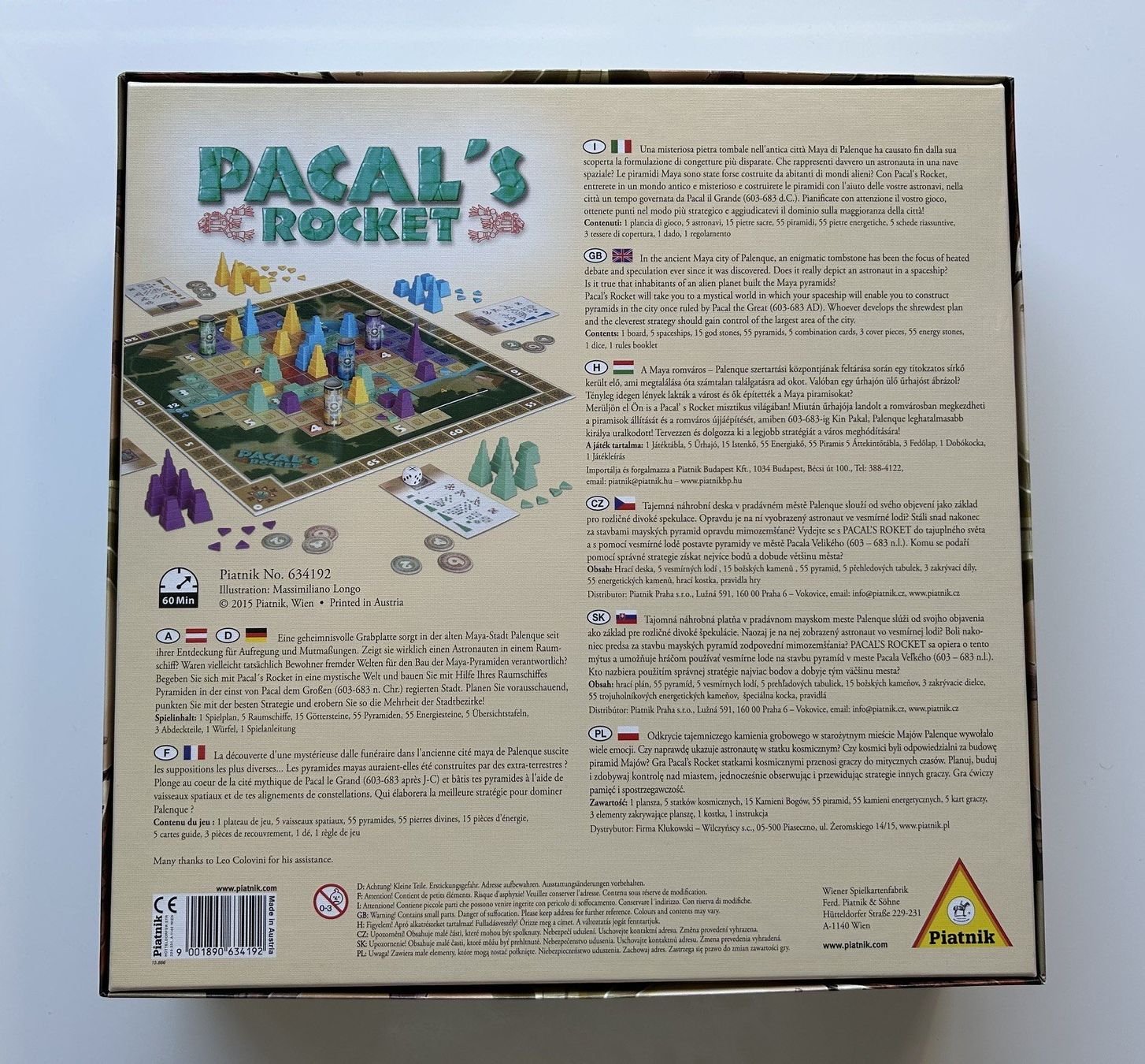 Jeux: Brettspiel "Pacal's Rocket" - Piatnik – Neuf (Voir description) à Baar par WhatTheFunk01 1