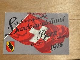 Antike Postkarte, Schw. Landesausstellung Bern, 1914, ungel.