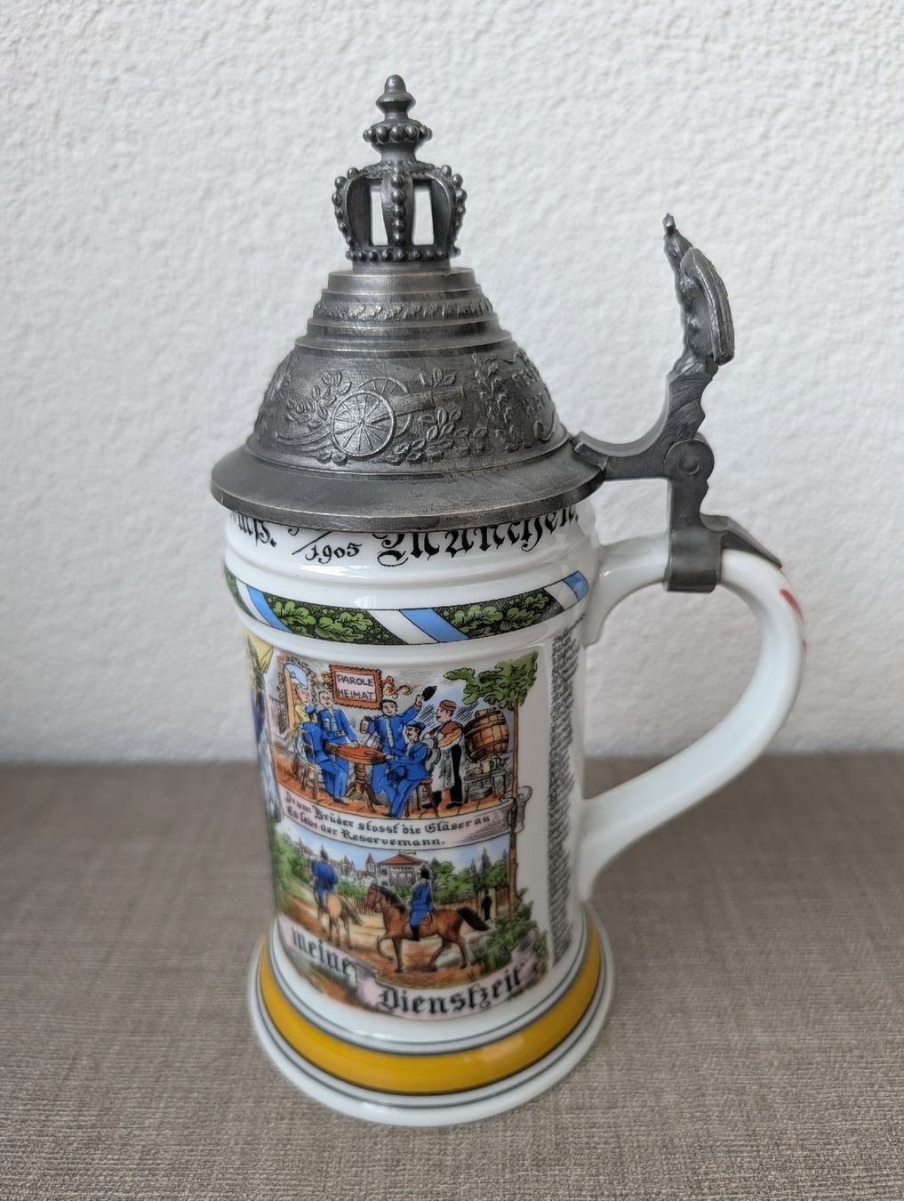 Gläser: Kaiser Reservistenkrug 1905 – Gebraucht aus Bern von DimiBern 1