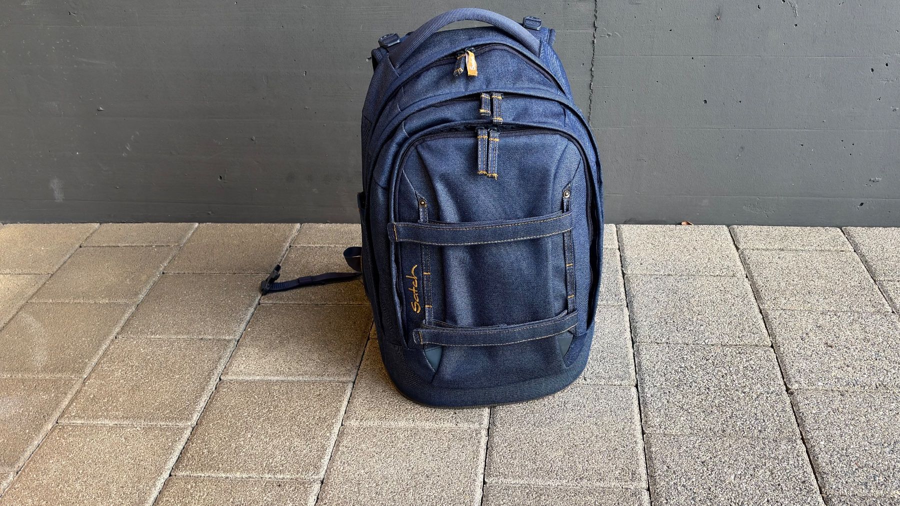 Satch Borse & Zaini: Satch Pack Schulrucksack 3-teilig Denim Blue – Nuovo (secondo la descrizione) da Arni AG venduto da CLIMBIM 1