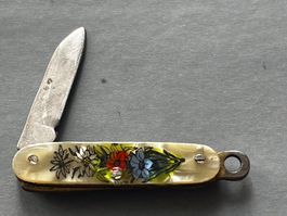 Altes Mini-Sackmesser 37 mm Made in Germany - selten