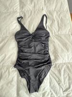 Chic One-Piece Swimsuit - Size M - Black Color