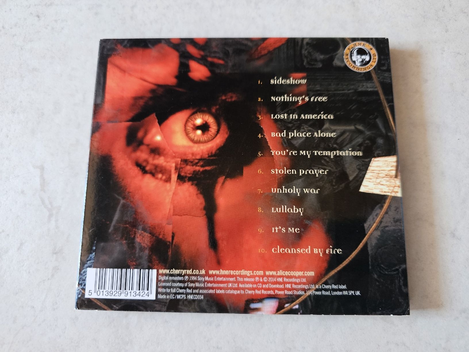 CD: Alice Cooper  -  The Last Temptation – Usato da Schneisingen venduto da backstore24 1
