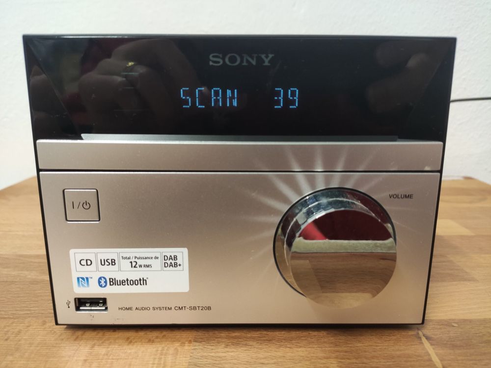 Stereoanlage Home Audio System Sony CMTSBT20B, Kompakt Acheter sur