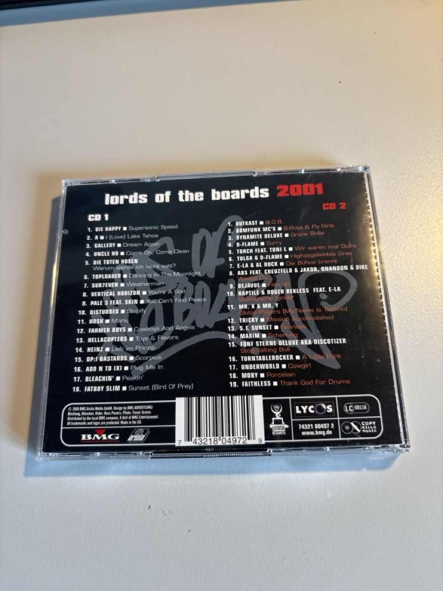 CD: Lords of the Boards 2001 CD, – Usato da Schüpfen venduto da Cedric03 3
