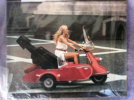 Roller scooter Oldtimer classic gespann