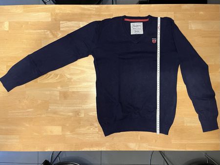 Pull Pepe Jeans V-neck bleu marine homme taille M bon état
