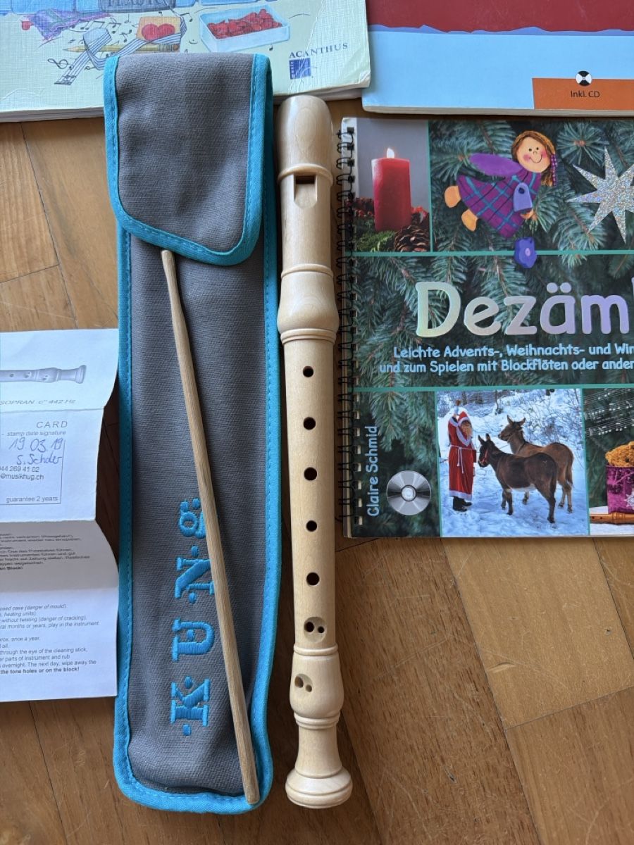 Musikinstrumente: Blockflöte Kung mit Zubehör – Gebraucht aus Magden von barbabellamama 2