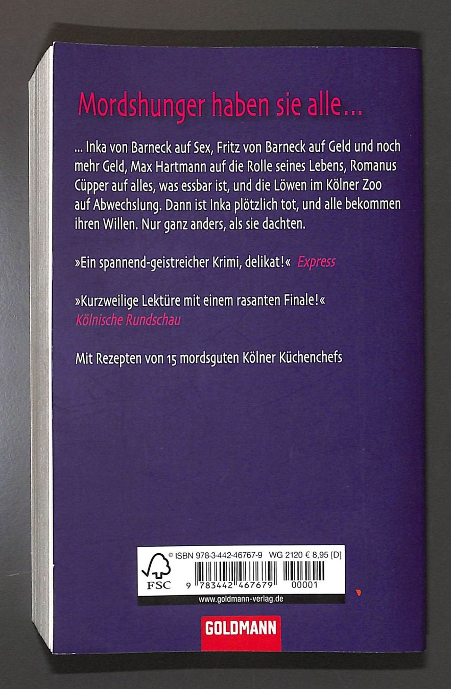 Libri: Frank Schätzing - Mordshunger - Roman – Usato da Zürich venduto da Nobs1 1