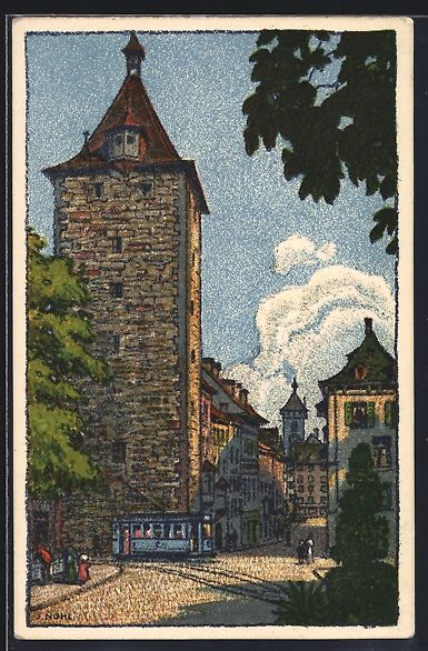 Cartoline postali: AK Schaffhausen, Obertor – Usato da Berlin venduto da bartko-reher