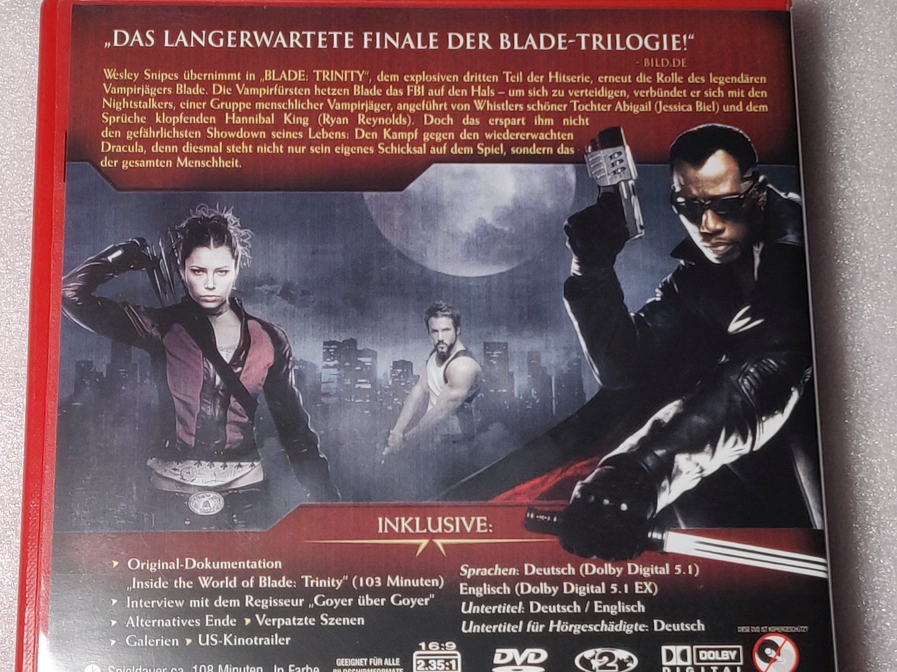 Alle DVDs: Blade 3 / Original Kinofassung / 2 DVD – Gebraucht aus Zollikofen von Blackie 2