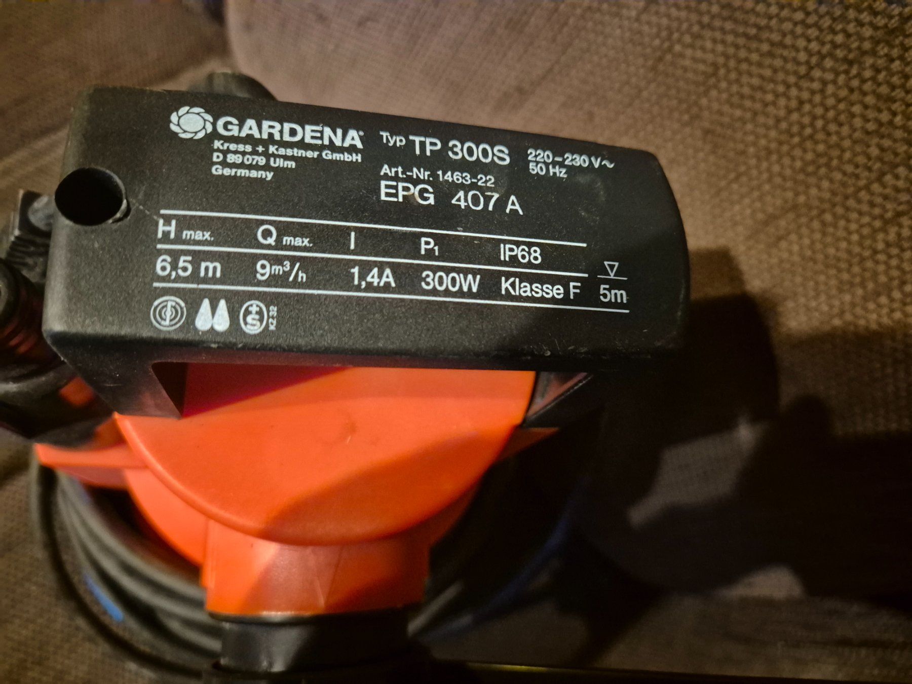 Gardena Pompe & Parti di ricambio: Pompe à eau GARDENA TP 300S – Nuovo (secondo la descrizione) da Essertes venduto da onezoneplay 5