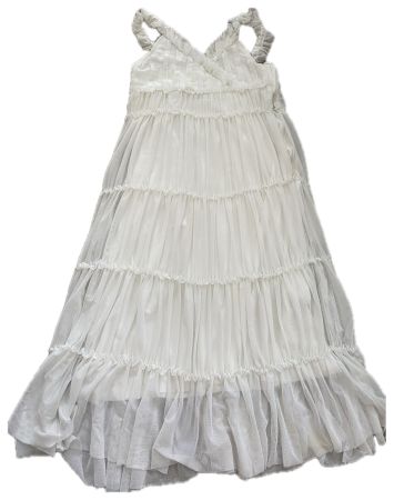 Luftiges Couture Sommerkleid in Weiss, ideal für ein Fest