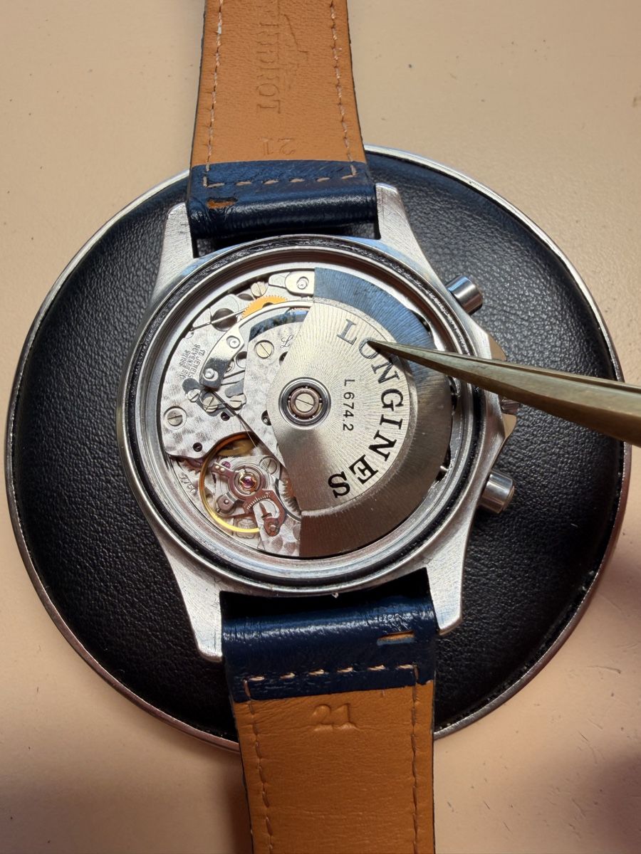 Longines Orologi: Longines admiral chronographe révisé NOS – Usato da Cornol venduto da swi_bv2w 6