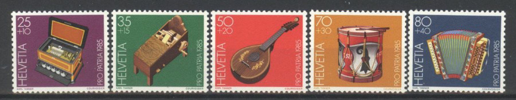 Tutti i francobolli: 1985, Pro Patria ** – Usato da Willisau venduto da Vollstempel