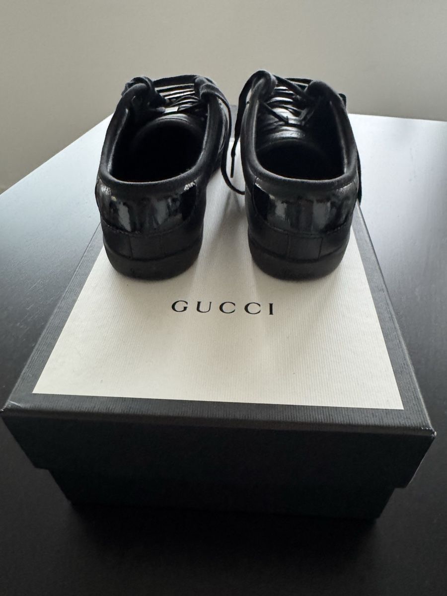 Gucci Chaussures hommes: Gucci Sneaker schwarz Leder – Neuf (Voir description) à Zürich par Jen10 5