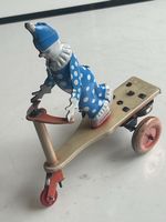 Blechspielzeug Clown auf Roller (L3)