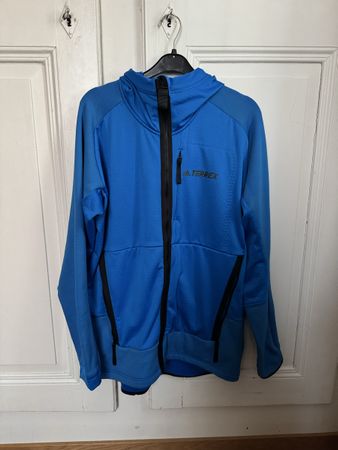 Adidas TERREX Hiking Fleece Jacket Men L Blue
