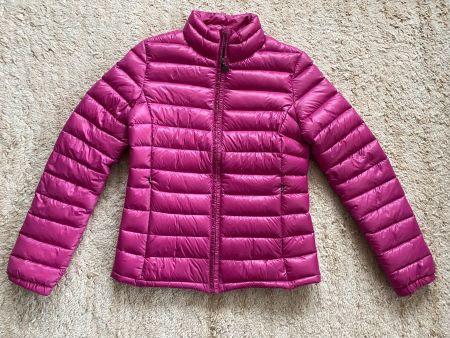 Damen-Daunenjacke dunkelrosa Grösse M wie neu !