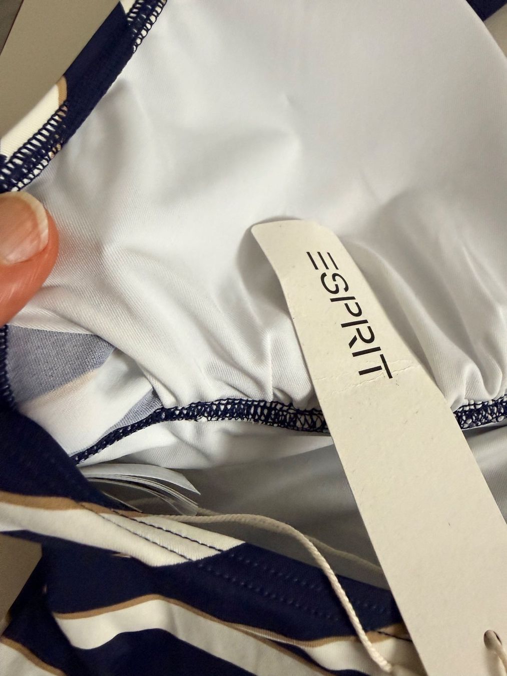 Esprit Costumi da bagno & Bikini: ESPRIT, Badekleid, Grösse 42, Farbe Blau/Weiss – Nuovo e nell'imballaggio originale da Rudolfstetten venduto da gst_g7xl 6
