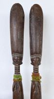 grosse feines altes Fanti Figurenpaar Ghana Höhe 32,5 cm