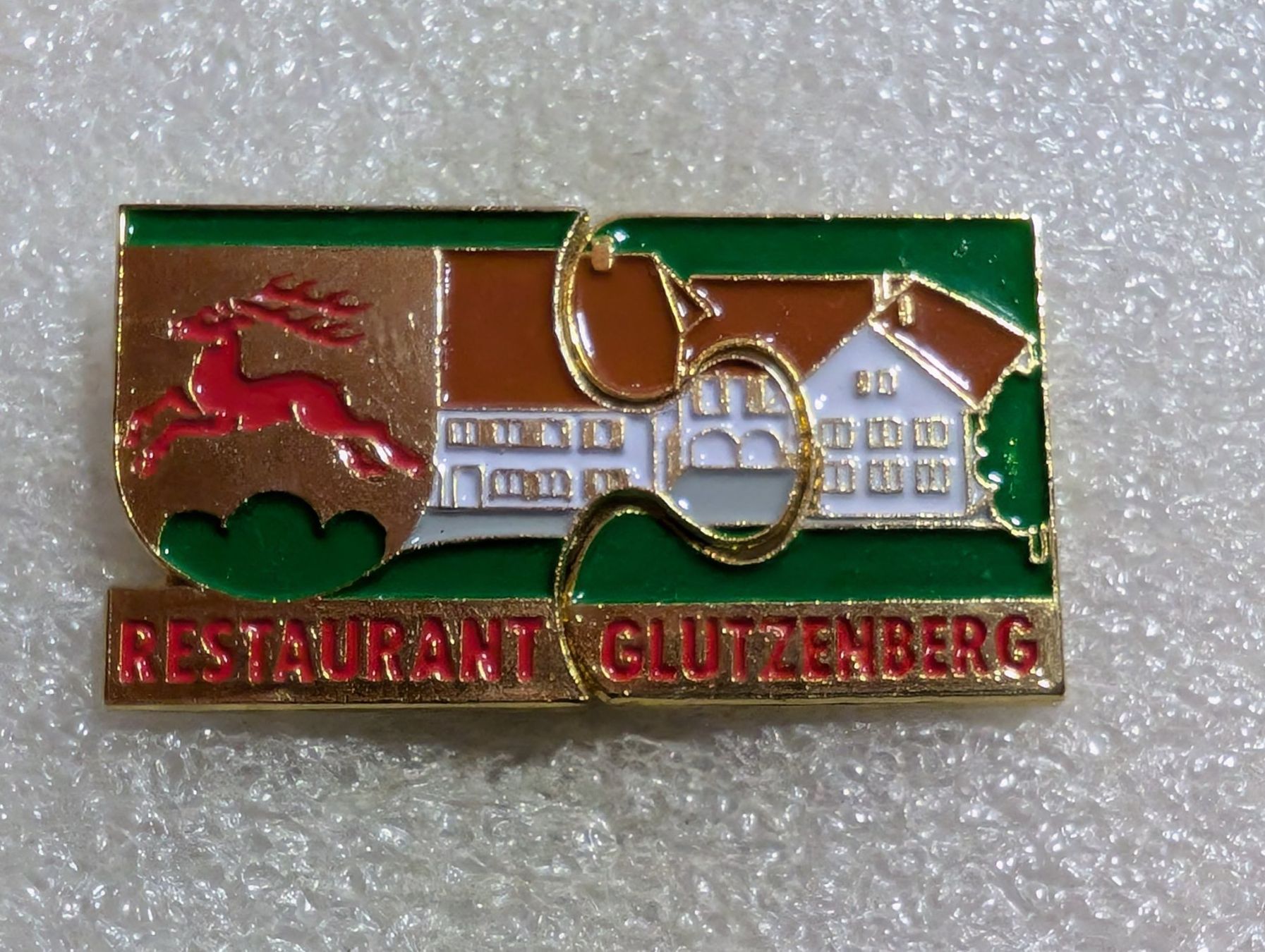 Placchette & Badge: Ansteckpin 204: Restaurant Glutzenberg – Usato da Oppligen venduto da Pin-Fall-Shop