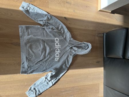 Original Adidas Damen Hoodie, Grösse L, Grau