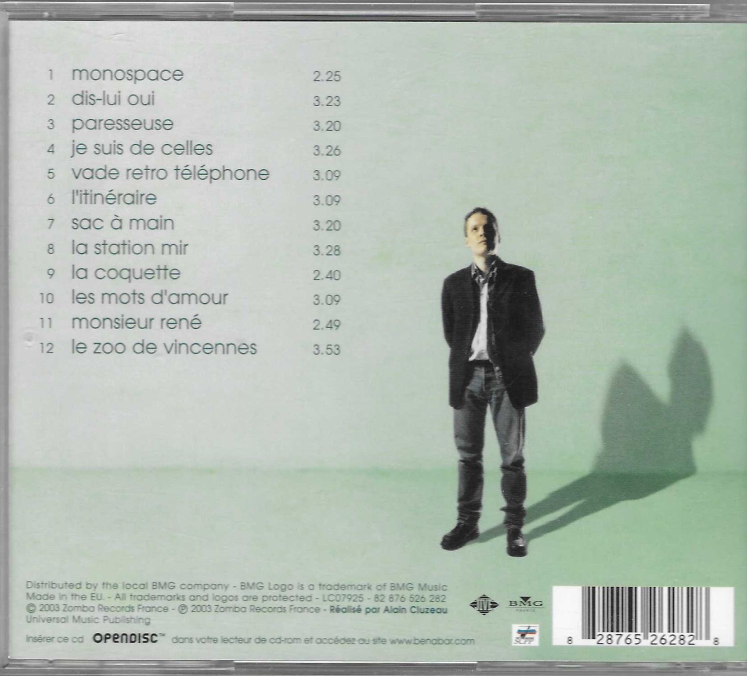 CDs: BENABAR  -  LES RISQUES DU METIER – D'occasion à Bex par Giorgiob 1