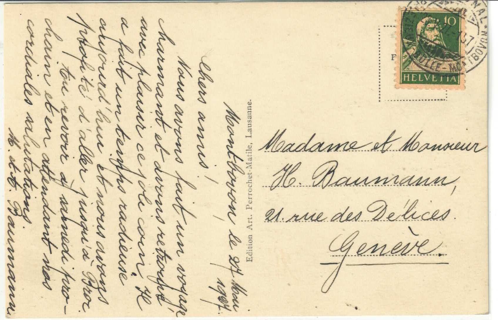 Cartes postales: Charmey et le Lac – D'occasion à Ettingen par Kartenplanet 1