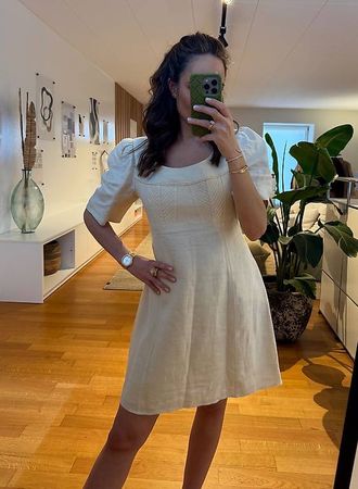 CHLOE KLEID CREME