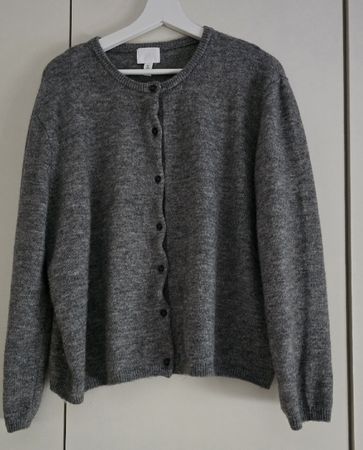 Strickjacke Grau Gr. XL