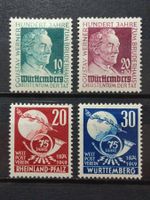 FR Zo Württemberg Mi-Nr.47/48-51/52 ungebraucht