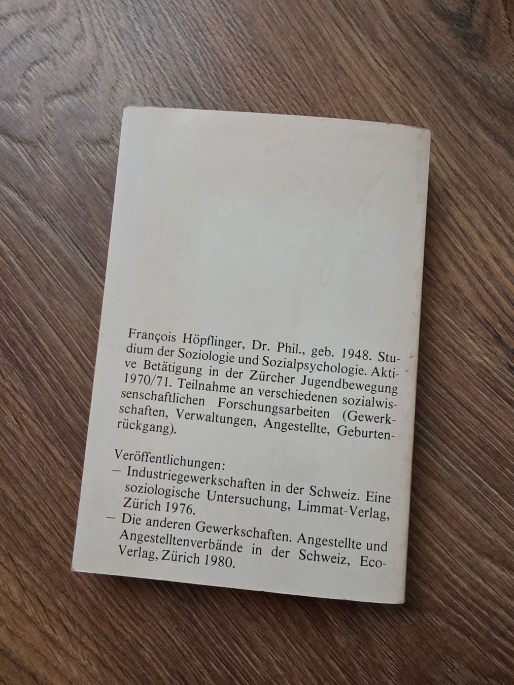 Libri: Buch "das unheimliche Imperium" von François Höpflinger – Usato da Nebikon venduto da Japostyle 3