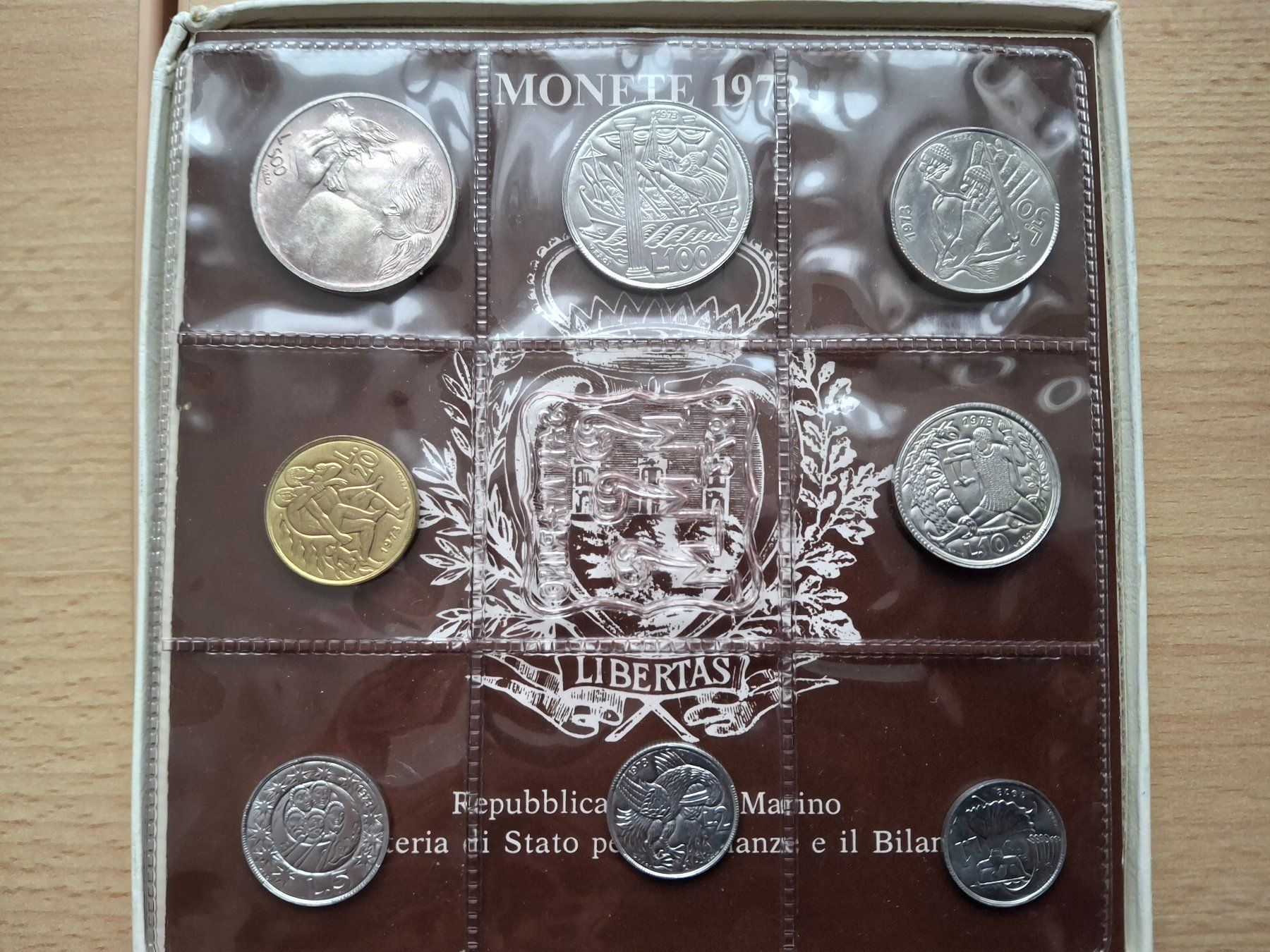 Tutti le monete: San Marino Münzset 1973 – Usato da Dielsdorf venduto da rosmani 2