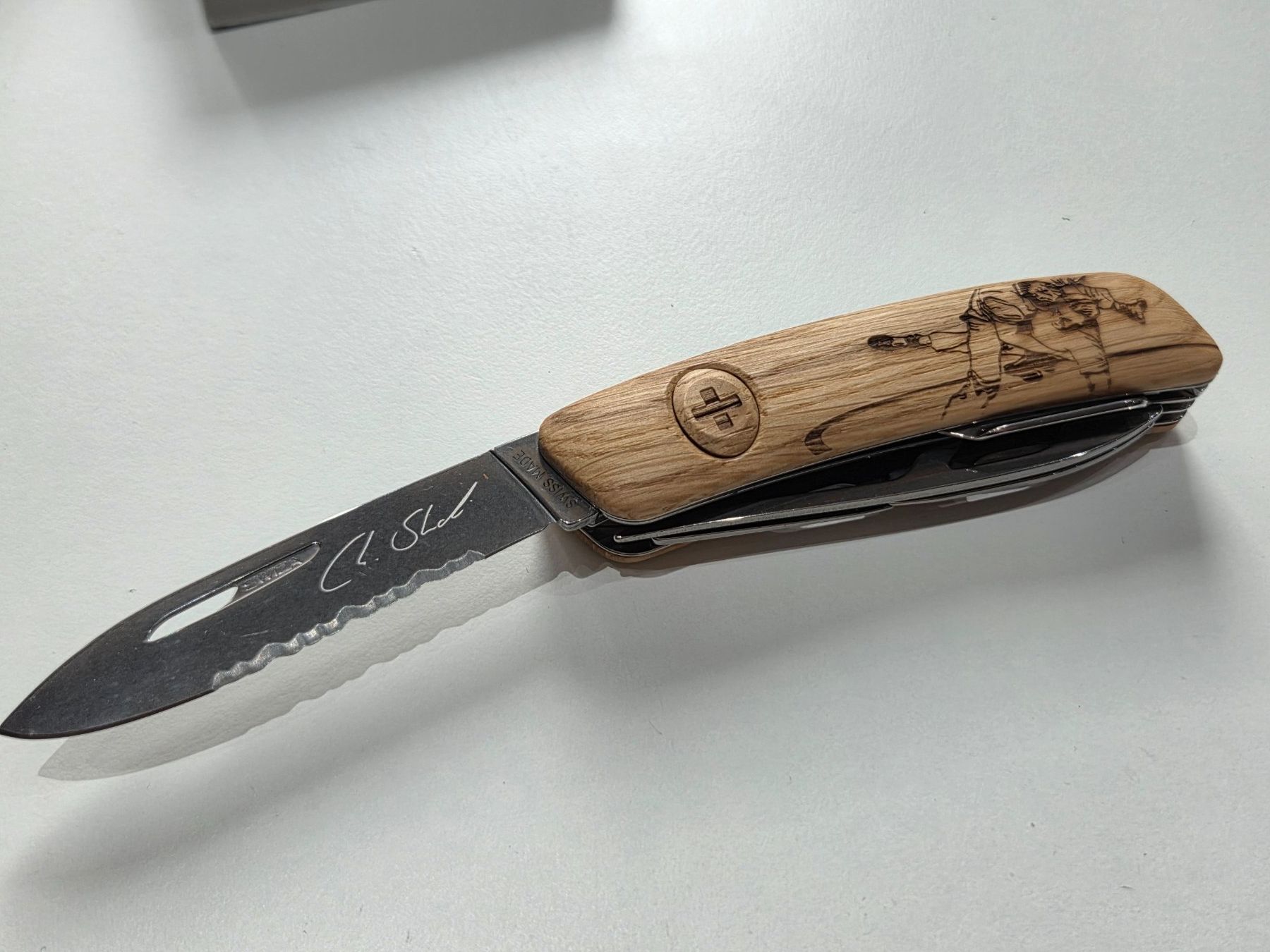 Swiza Coltelli tascabile: Swiza Königsmesser Stucki Eiche Large – Nuovo e nell'imballaggio originale da Derendingen venduto da CoolerBenutzername 2