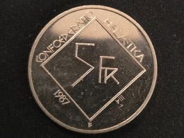 5 chf  1987