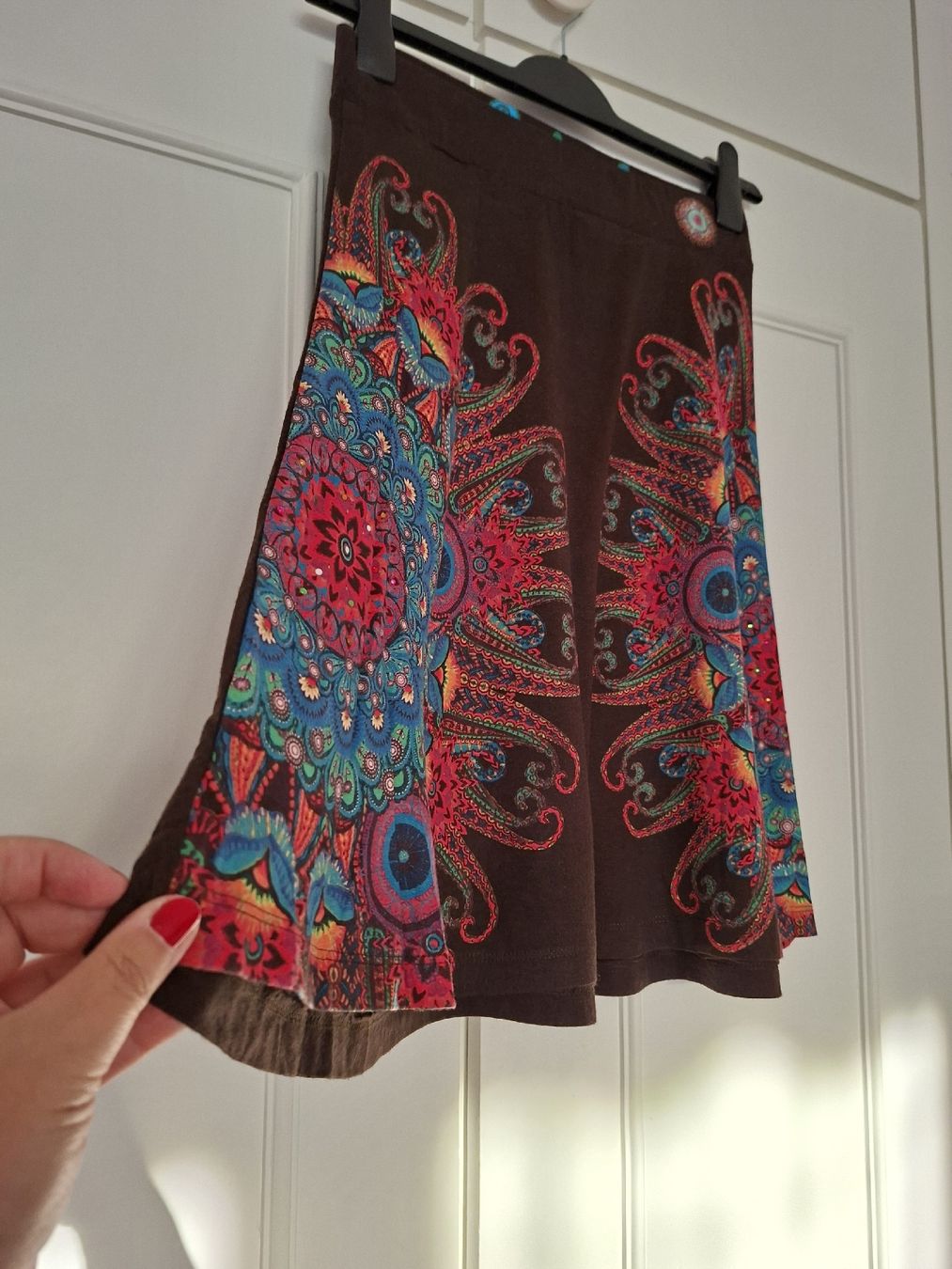 Desigual Jupes: Jupe Desigual évasée imprimé bohème – D'occasion à Lutry par Sim_Sta 4