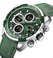 NAVIFORCE-Montre à quartz étanche pour hommes, chronographe.